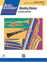 Marching Marines Concert Band sheet music cover Thumbnail